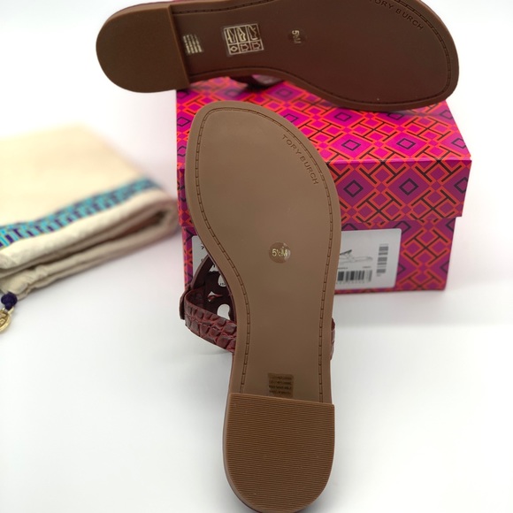 TORY BURCH MILLER METAL-LOGO SANDAL - Picture 9 of 10